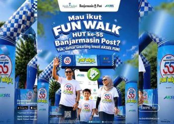 Bank Kalsel Gelar Fun Walk Bertajuk “Sinergi Digital Banua”
