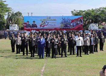 Hadiri Syukuran Hari Bhayangkara ke-80, Gubernur H Muhidin Apresisasi Sinergitas Pemerintah dan Kepolisian