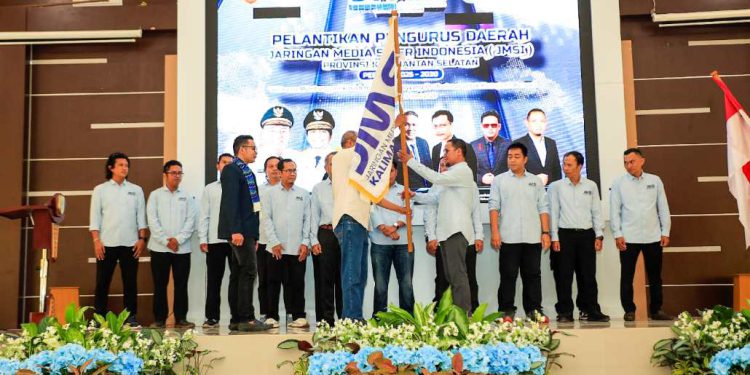Pelantikan JMSI Kalsel. (foto : istimewa)