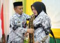 Hj Faridah Yamani Resmi Dikukuhkan sebagai Ibunda Guru Tapin