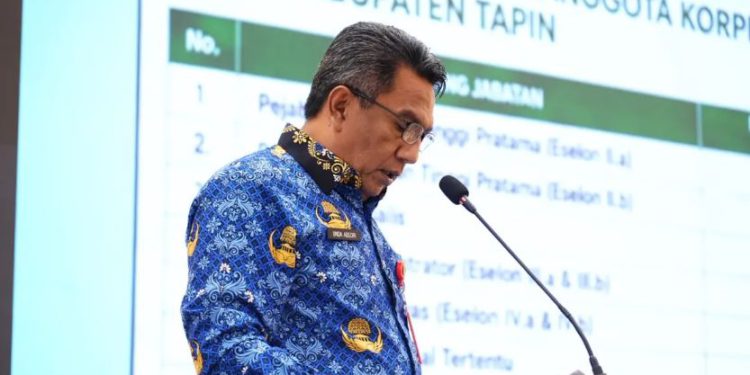Sekretaris Daerah Kabupaten Tapin, Unda Absori. (foto : istimewa)