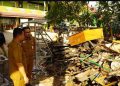 Gagal Lelang, Material Bongkaran Bangunan SDN Mawar 7 Dipindah ke Jalan Gubernur Soebarjo