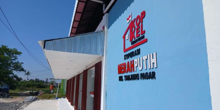 Bangunan Kopkel Merah Putih Tanjung Pagar yang akan diresmikan 17 Agustus 2026. (foto : shn/seputaran)