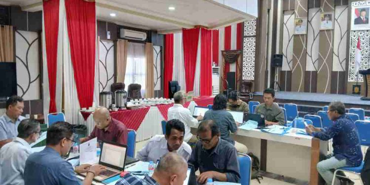 Para wartawan yang mengikuti UKW SMSI Kalsel dan LUKW Universitas Prof DR Moestopo Beragama. (foto : shn/seputaran)