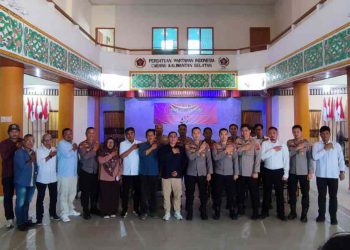 Narkoba dan Balap Liar jadi Catatan PWI Kalsel untuk Kapolresta Banjarmasin