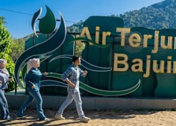 Bank Kalsel Promosikan Wisata Air Terjun Bajuin 