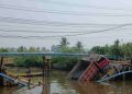 Jembatan Saka Harang Mantuil Ambruk, Akses Warga Terputus