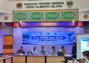 Gandeng BI Kalsel, PWI Kalsel Gelar Pra UKW dan OKK