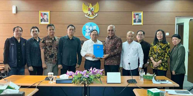 Pertemuan Dewan Pers dan Pengurus PWI Pusat dalam komitmen HPN di Lampung yang inklusif. (foto : shn/seputaran)