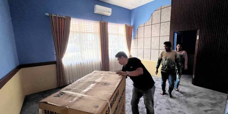 Fasilitas yang disediakan Bagian Umum Setdako Banjarmasin di RSK Kabun Bunga. (foto : shn/seputaran)