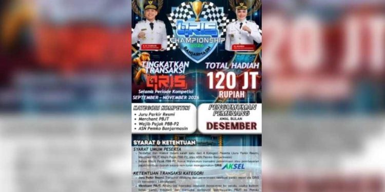 QRIS Championship 2026. (foto : istimewa)