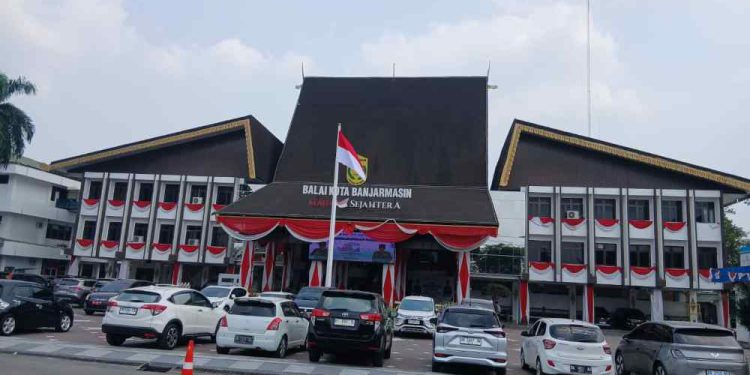 Kantor Pemko Banjarmasin atau Balai Kota Banjarmasin. (foto : shn/seputaran)