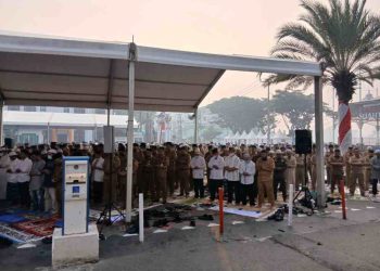Bagian Umum Setdako Banjarmasin Fasilitasi Shalat Istisqa dan Maulid