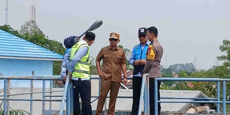 Walikota Banjarmasin HM Yamin saat meninjau IPA 2 Pramuka. (foto : shn/seputaran)