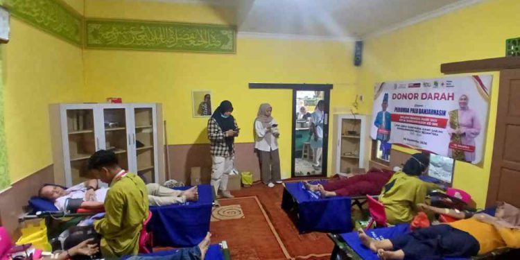 Kegiatan donor darah Perumda PALD. (foto : shn/seputaran)