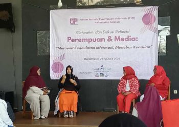 FJPI Gandeng Bank Kalsel Gelar Diskusi Perempuan dan Media