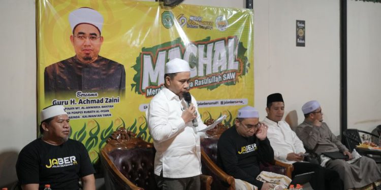 Bupati Tapin H Yamani menghadiri Kajian Milenial yang digagas Komunitas Jalan Bersama (JABER). (foto : istimewa)