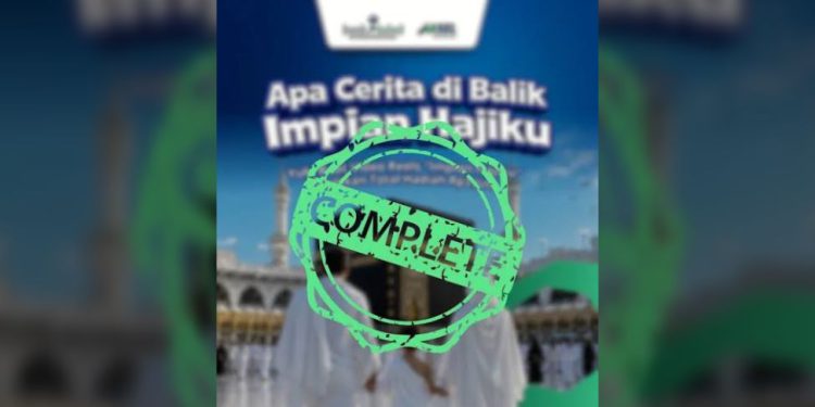 Pengumuman Lomba Video Reels Impian Hajiku resmi berakhir. (foto : istimewa)