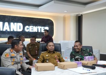 Bupati Zoom Meeting Antisipasi Karhutla