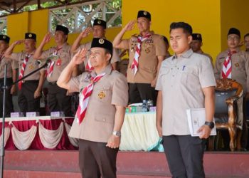 Pimpin Peringatan Hari Pramuka, H Yamani Dorong Generasi Muda Berkontribusi terhadap Pembangunan
