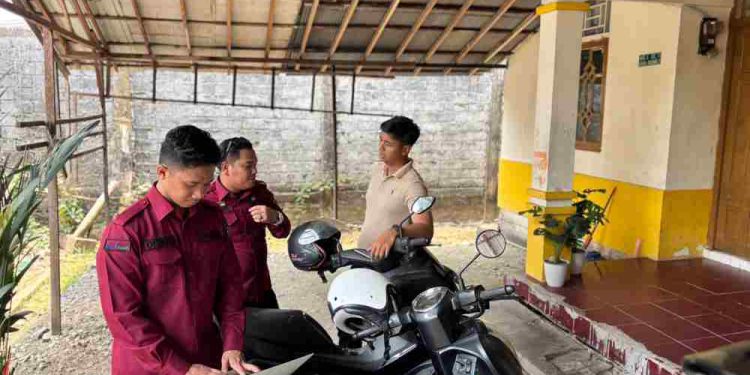 Bagian umum saat inventarisir dan penertiban aset di komplek perumahan milik Pemko Banjarmasin. (foto : shn/seputaran)