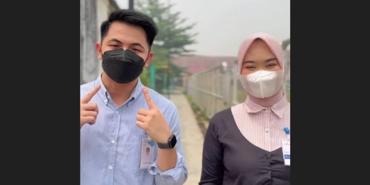 Imbauan jaga kesehatan di tengah kondisi kabut asap Karhutla dari pihak Bank Kalsel. (foto : capture IG Bank Kalsel)