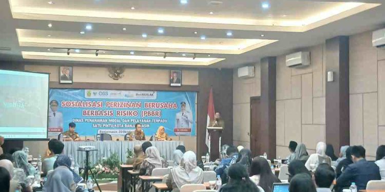Sosialisasi PBBR yang digelar DPMPTSP Banjarmasin. (foto : shn/seputaran)